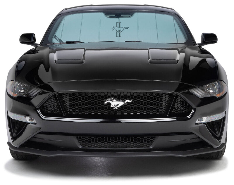 Covercraft 94-04 Ford Licensed UVS100 Custom Sunscreen with Black Mustang Tri-Bar logo