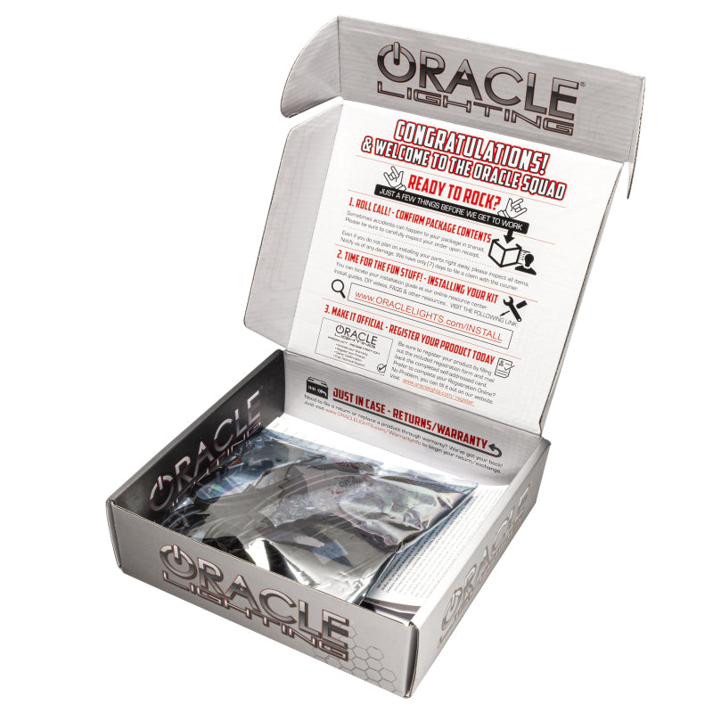 Oracle 04-10 Mercedes Benz CLS LED Headlight Halo Kit - Red
