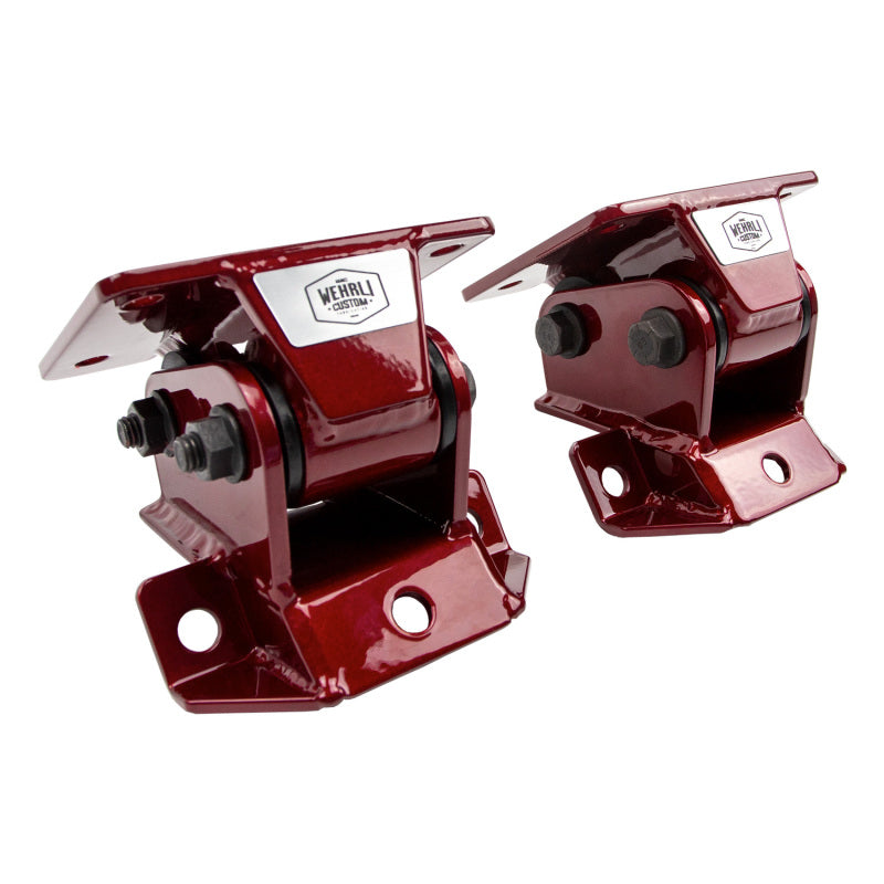 Wehrli 11-16 GM Duramax LML Heavy Duty Engine Mount - WCFab Red