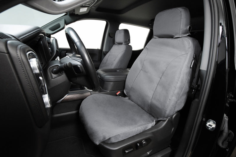 Covercraft 14-23 Ford Transit Endura Waterproof SeatSaver Front Row Seat Covers-Grey