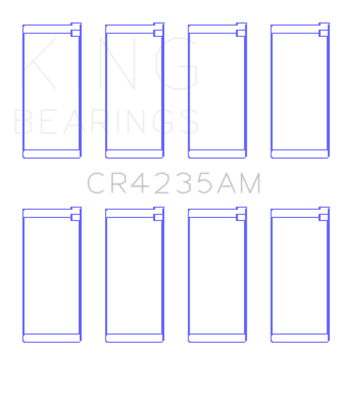 King Engine Bearings Hyundai 2.0L G4GC Rod Bearing Set - Size STD