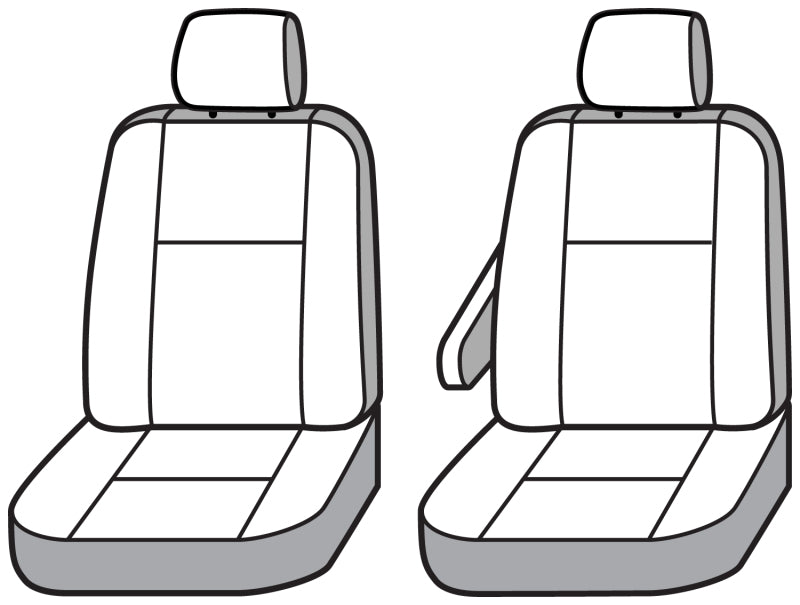 Covercraft 23-25 RAM Pro Master Cargo Carhartt Super Dux SeatSaver Frt Row Custom Seat Cover- Black