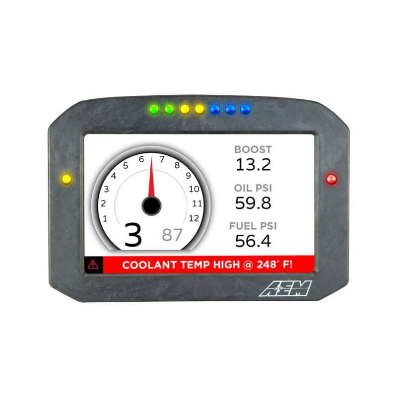AEM CD-7L Carbon Logging Flush Digital Dash Display