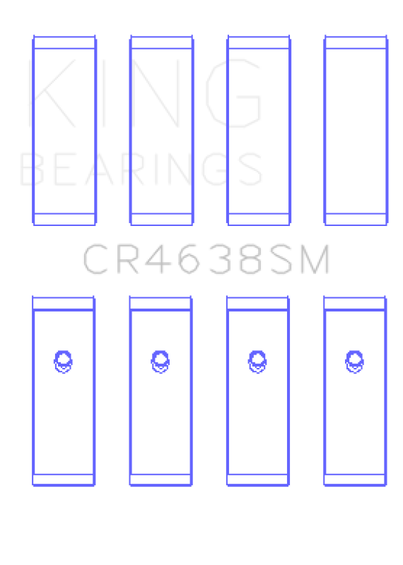 King Engine Bearings Nissan MR18DE / MR20DE (Size STD) Rod Bearing Set