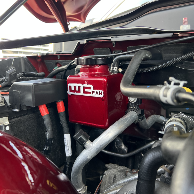 Wehrli 19-24 Cummins 6.7L OEM Placement Coolant Tank - Candy Red