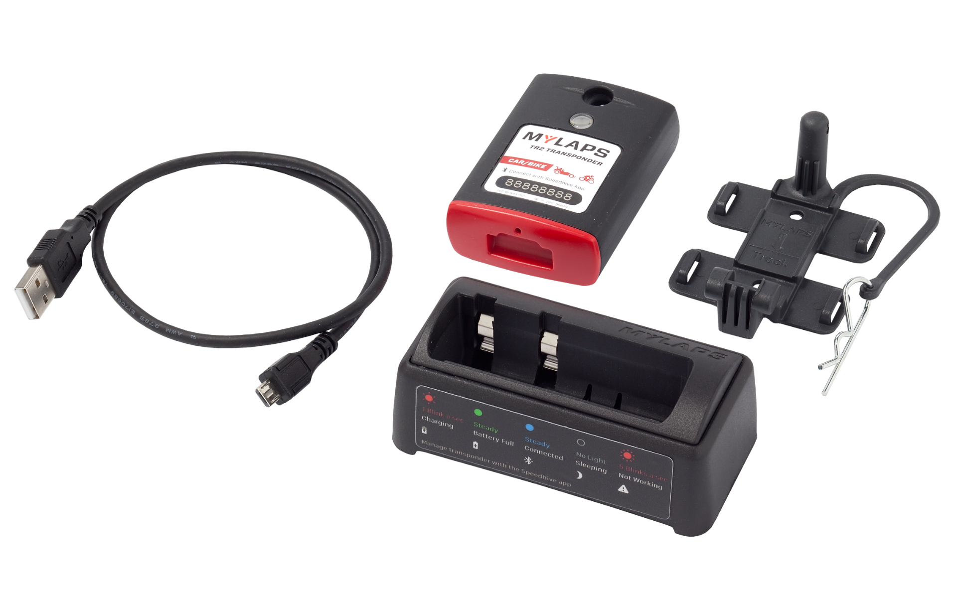 MYLAPS TR2 Transponder - Car w/2 Year Subscription