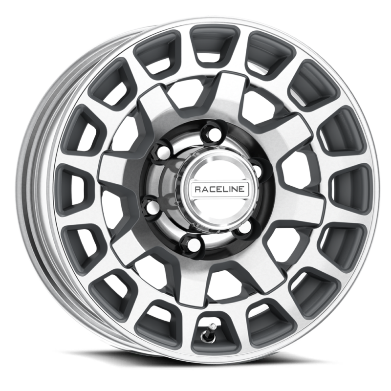 Raceline 873MC Backcountry Trailer 15x6in / 6x5.5 BP / 0mm Offset / 4.25mm Bore - Machined