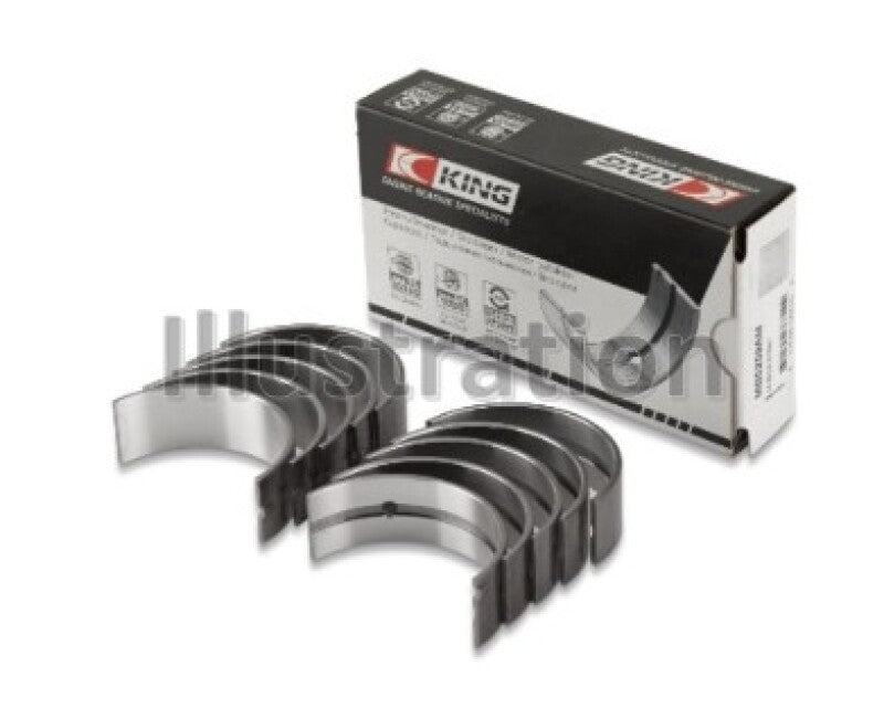 King Engine Bearings Mazda FS-DE L4/FP L4/FS L4  DOHC 16 Valve Main Bearing Set - Size STD