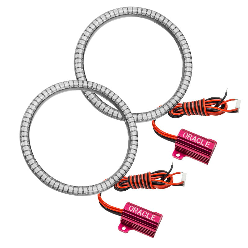Oracle 11-13 Dodge Durango Surface Mount LED Fog Light Halo Kit - Red