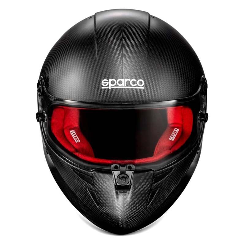 SPARCO Stealth RF Carbon Helmet - Medium/Large - Red