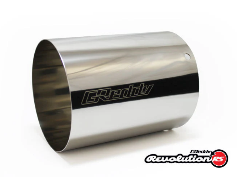 GReddy SS Tip (105mm Dia/120mm Length) for Universal 2.5in Revolution RS Muffler