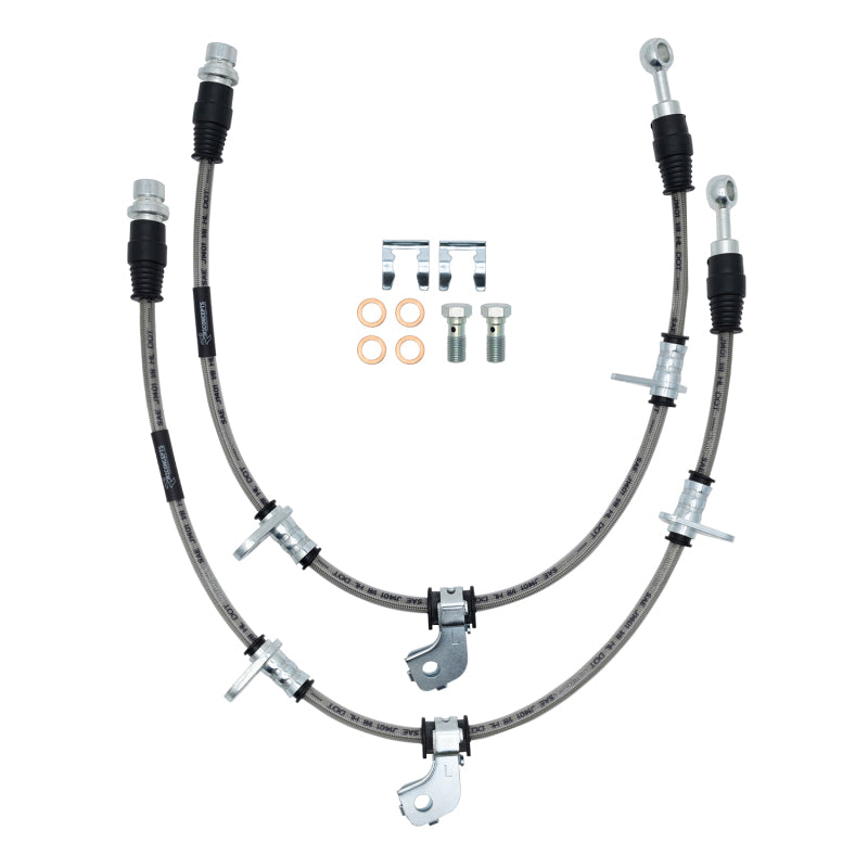 R1 07-08 Audi RS4 Front Stainless Steel Brake Hose