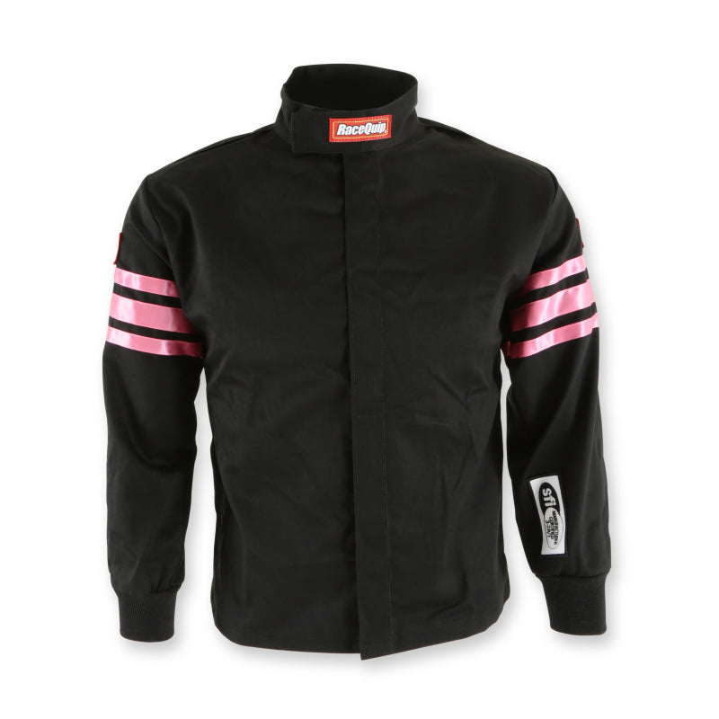 RaceQuip Pink Trim SFI-1 JR. Jacket - Kids Medium