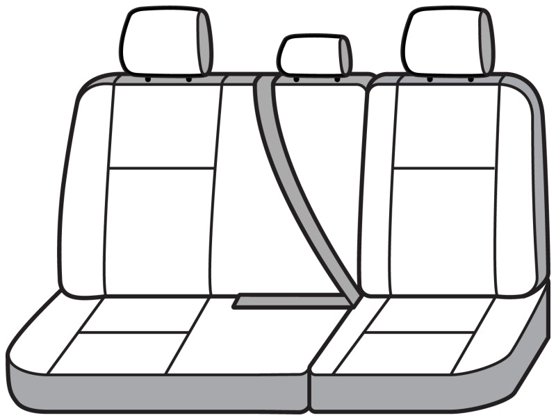Covercraft 16-23 Toyota Tacoma Carhartt Super Dux SeatSaver Second Row Custom Seat Cover - Gravel