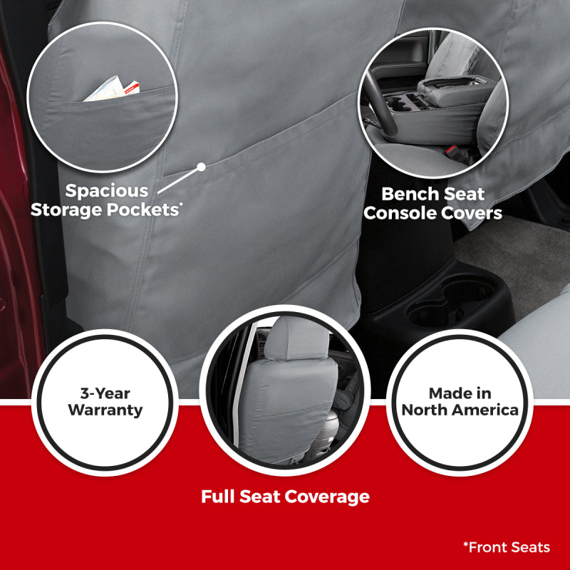 Covercraft 24-25 Toyota Tacoma SeatSaver Custom Seat Cover - Waterproof Black