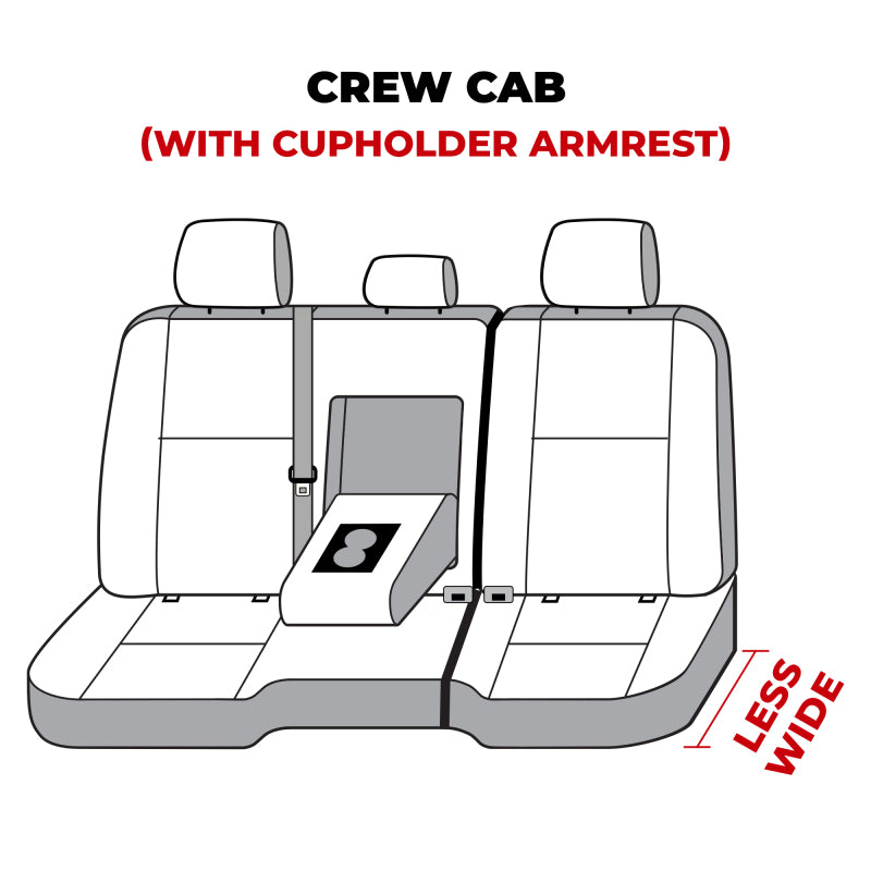 Covercraft 11-24 Dodge RAM 2500 4500 Carhartt Super Dux SeatSaver Sec Row Custom Seat Cover- Gravel